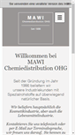 Mobile Screenshot of mawi-chemie.de